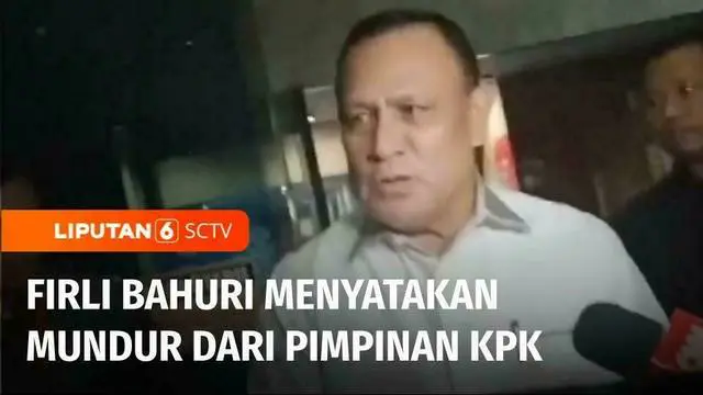 Ketua KPK nonaktif Firli Bahuri menyatakan mundur dari jabatannya. Surat pengunduran diri telah disampaikan Firli kepada Presiden Joko Widodo.