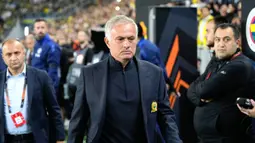 Duel Fenerbahce vs Manchester United pada matchday ketiga Liga Europa 2024/2025, Jumat (25/10/2024) di Ulker Stadyumu berakhir imbang 1-1. (AP Photo/Francisco Seco)