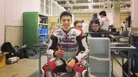Pebalap asal Jepang, Takaaki Nakagami, punya peluang balapan di MotoGP musim depan. (Twitter/@takanakagami30)