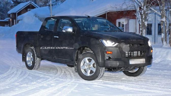 model terbaru isuzu d max mulai diuji