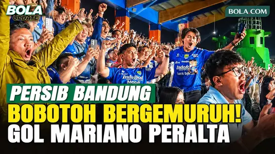 Detik-Detik Bobotoh Bergemuruh Sambut Gol Penalti Mariano Peralta, Persib Kalahkan The Cong-Viettel 1-0