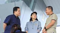 Program Director Bakti Olahraga Djarum Foundation Yoppy Rosimin bicara usai penunjukan Erick Thohir sebagai Menteri Pemuda dan Olahraga (Menpora). (Istimewa)