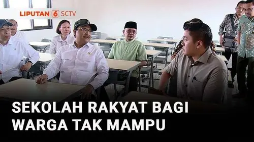 VIDEO: Sekolah Rakyat akan Dimulai Tahun Ini, Tersebar di 40 Lokasi Pulau Jawa