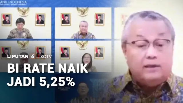 BI Naikkan Suku Bunga Acuan Jadi 5,25 Persen