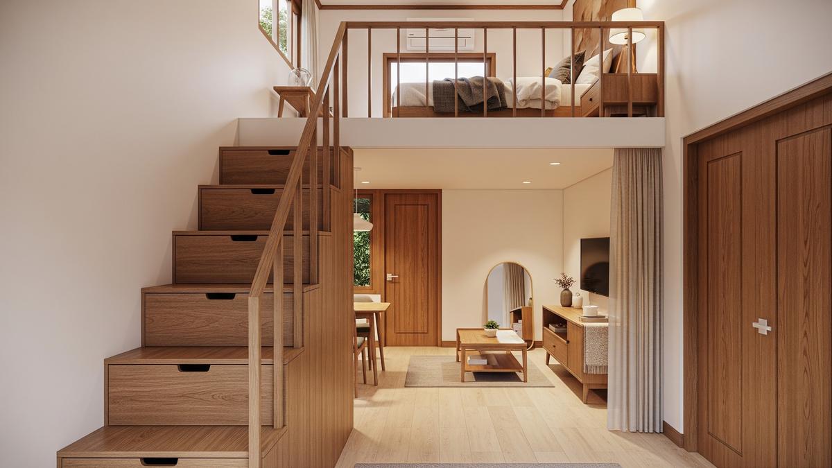 7 Denah Rumah 7x10 dengan Mezzanine dan Gudang Rahasia, Solusi Hunian Modern di Lahan Terbatas