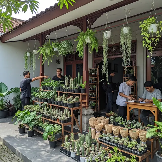 Ide Stand Jualan di Teras Rumah (AI)