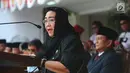 Ketua Yayasan Pendidikan Bung Karno Rachmawati Soekarnoputri memberikan pidato kebangsaan saat mengikuti Upacara Peringatan Detik-detik Proklamasi Kemerdekaan ke-73 di UBK, Jakarta, Jumat (17/8).(merdeka.com/imam buhori)