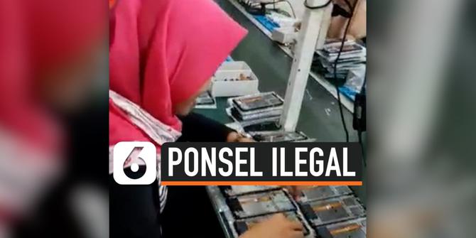 VIDEO: Polisi Gerebek Pabrik Ponsel Ilegal di Jakarta Utara