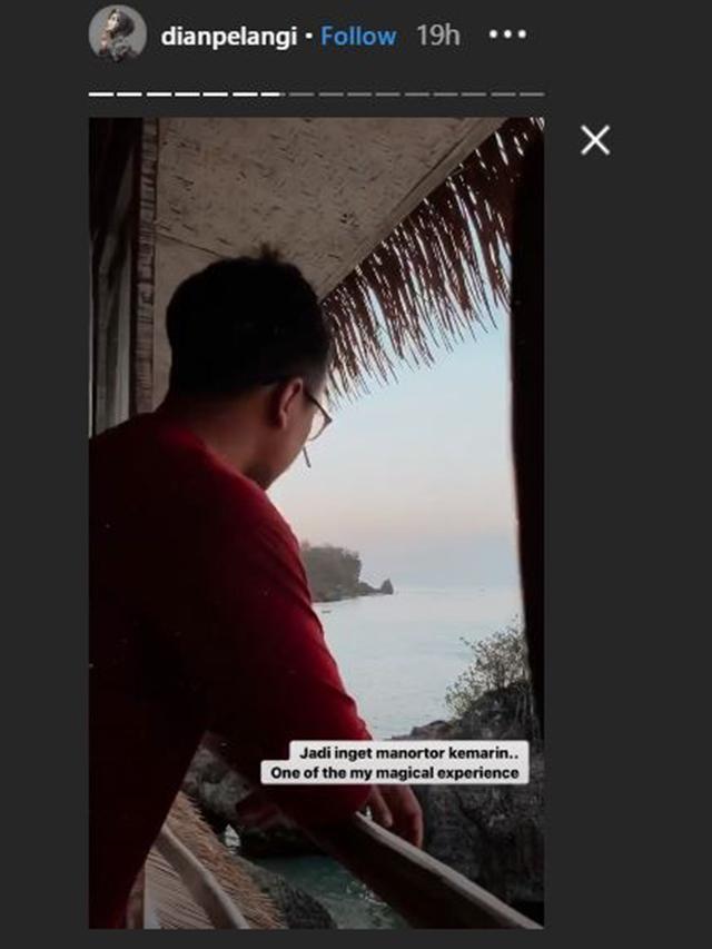 7 Momen Dian Pelangi dan Suami Bulan Madu di Bali, Romantis