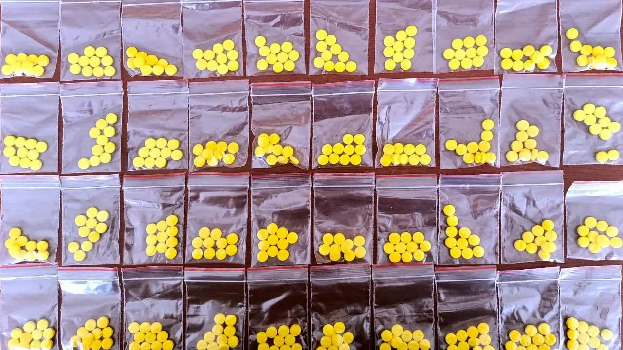 Barang bukti berupa obat keras yang diamankan aparat Polresta Manado.