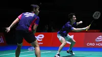 Kevin Sanjaya Sukamuljo/Marcus Fernaldi Gideon menjelang Kejuaraan Dunia Bulutangkis 2022. (PBSI)