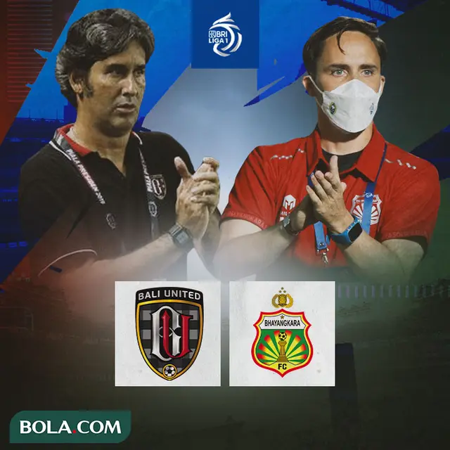 BRI Liga 1 - Duel Pelatih - Bali United Vs Bhayangkara FC