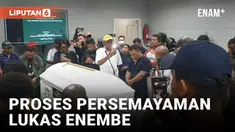 Isak Tangis Keluarga di Proses Persemayaman Lukas Enembe