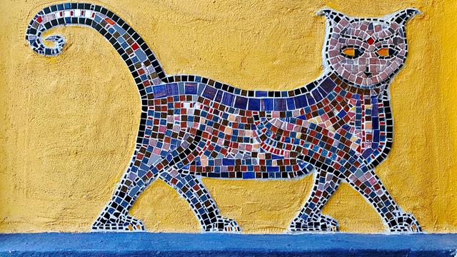 Contoh Gambar Kolase dari Keramik