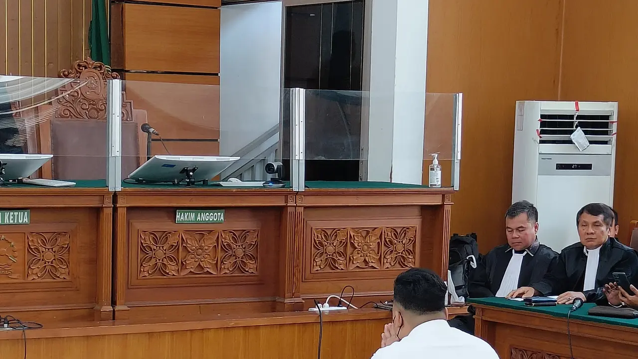 Shane Lukas menjalani sidang vonis perkara penganiayaan berencana terhadap Cristalino David Ozora pada Kamis (7/9/2023) hari ini.