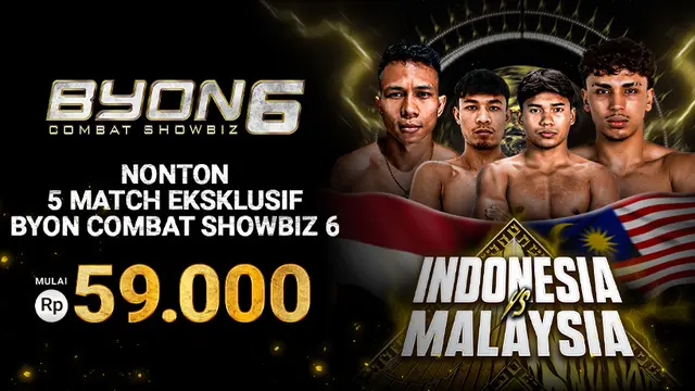 BYON Combat Showbiz 6 eksklusif di Vidio. (dok. vidio.com)