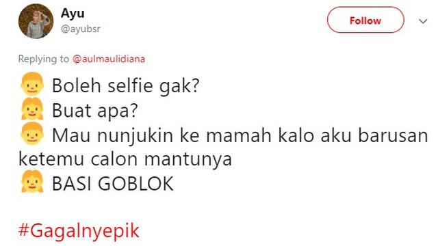 gagal nyepik