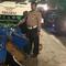 Kecelakaan Beruntun di Cilincing, Bajaj Ringsek Terjepit Truk. ANTARA/HO-Satlantas Polrestro Jakut