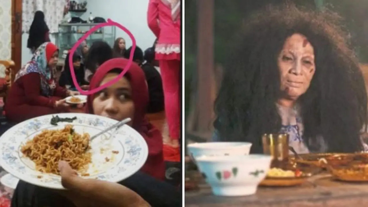Bikin Merinding, Keluarga Ini Didatangi Tamu Misterius Saat Lebaran