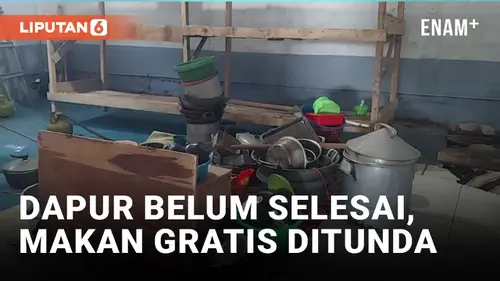 VIDEO: Dapur Belum Jadi, Makan Bergizi Gratis di Tasikmalaya Belum Dimulai