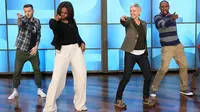 Michelle Obama. (Ellen DeGeneres/Daily Mail)