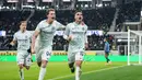 Pertandingan Liga Italia ini berjalan ketat sejak awal dan tidak menghasilkan gol di babak pertama. Lautaro Martinez menjadi pembeda lewat tembakan kaki kiri yang memastikan kemenangan Inter atas Atalanta. (Spada/LaPresse via AP)