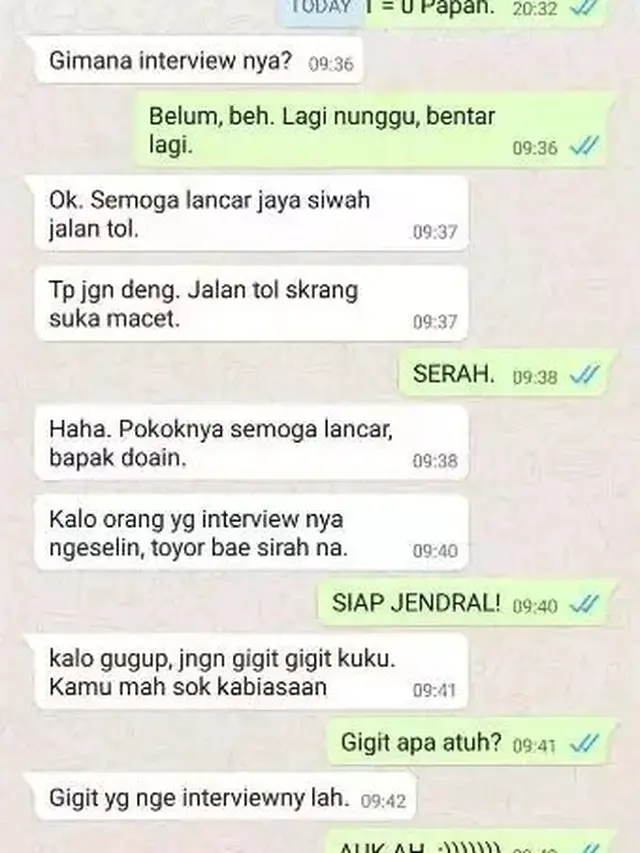8 Chat Anak Curhat ke Ayah Ini Endingnya Absurd Banget