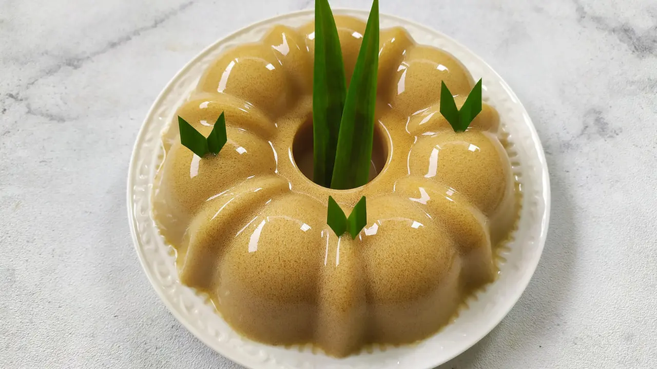 resep puding gula merah santan gula aren