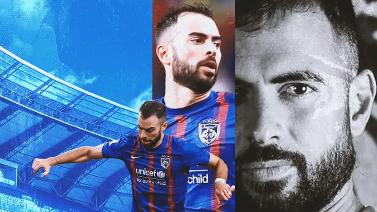 Ilustrasi - Jordi Amat dengan klub baru Johor Darul Ta'zim