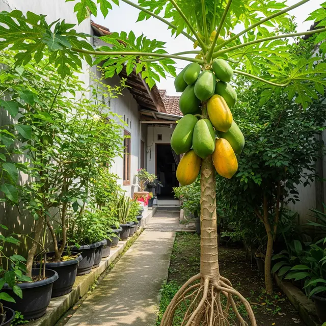 Pepaya Cibinong (Image by Gemini AI)