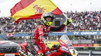 Usai memastikan gelar juara WSBK 2023, Alvaro Bautista jajal lagi motor MotoGP bersama Ducati di sirkuit Sepang, Malaysia (AFP)