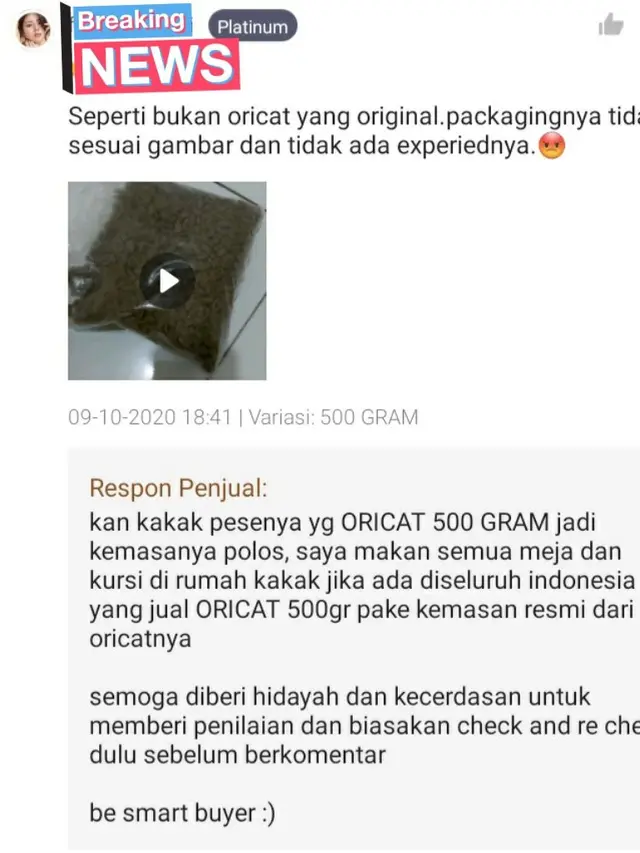 7 Tanggapan Admin Online Shop Dapat Ulasan Jelek Bikin Geleng Kepala