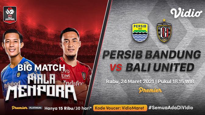 Jadwal Live Streaming Piala Menpora 2021 di Vidio: Persib  