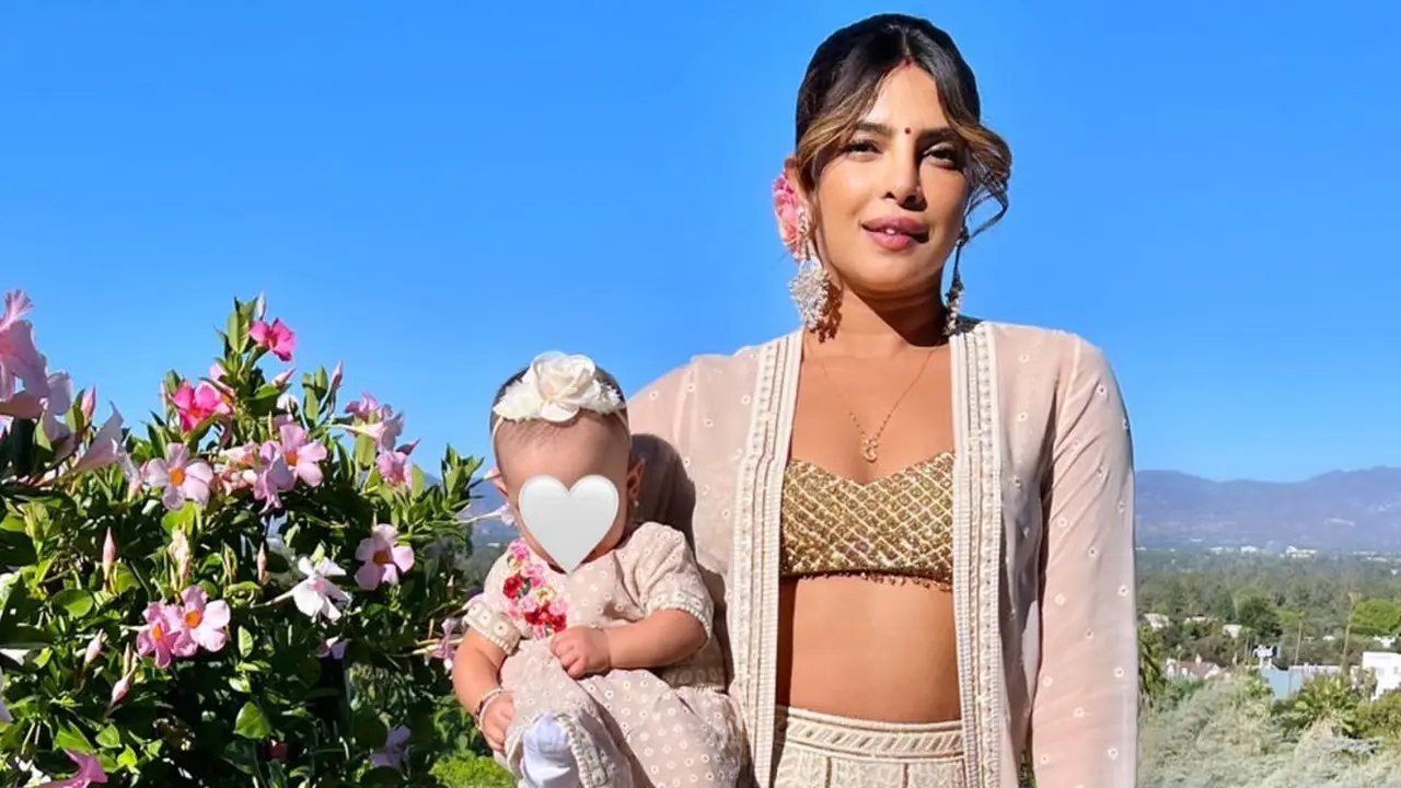 Keluarga Priyanka Chopra dan Nick Jonas rayakan Diwali bersama Baby Malti