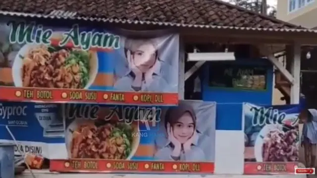 Gerobak Mi Ayam Lesti Kejora di Cianjur