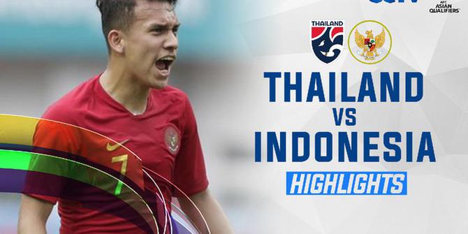 VIDEO: Tahan Imbang Thailand 2-2, Timnas Indonesia Raih Poin Pertama di Kualifikasi Piala Dunia 2022
