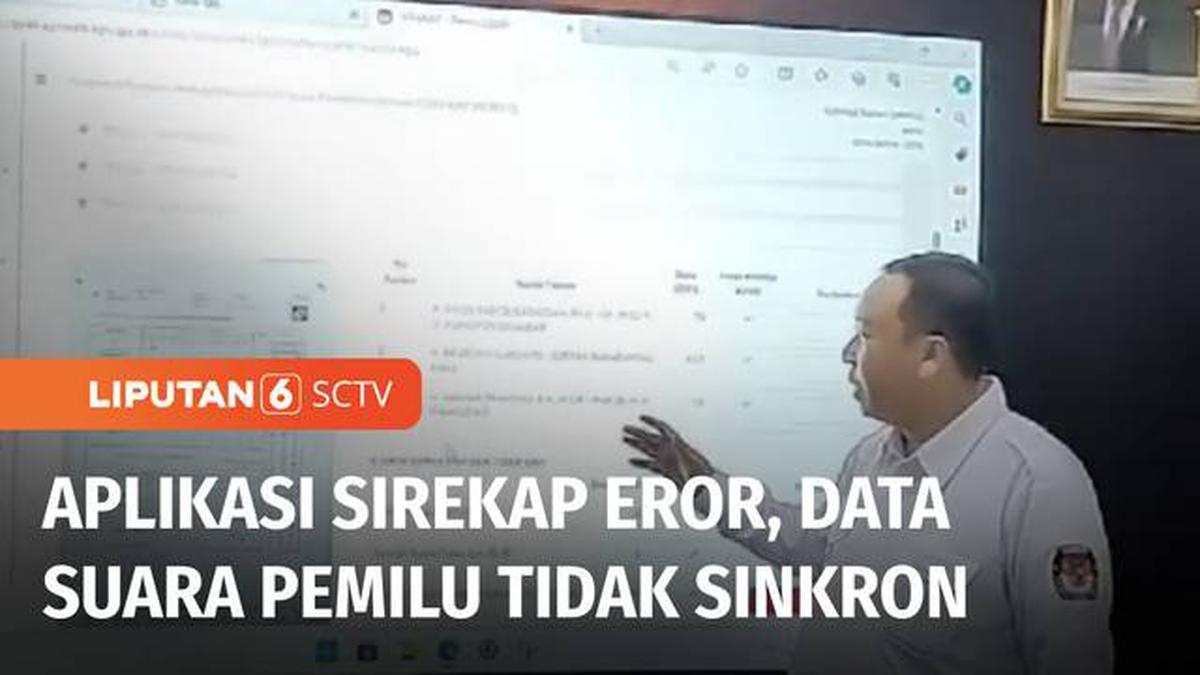 VIDEO: Aplikasi SIREKAP Eror, Rekapitulasi Suara Pemilu di Sejumlah ...