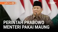 Presiden Prabowo Subianto menyebut para anggota Kabinet Merah Putih akan memakai mobil Maung buatan PT Pindad Indonesia dalam waktu dekat. Prabowo memperbolehkan para menteri memakai mobil merek lain, namun hanya saat libur saja.