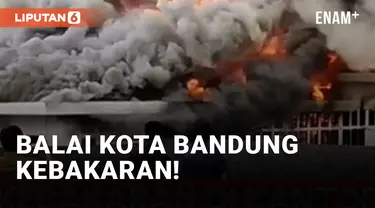 Balai Kota Bandung Kebakaran