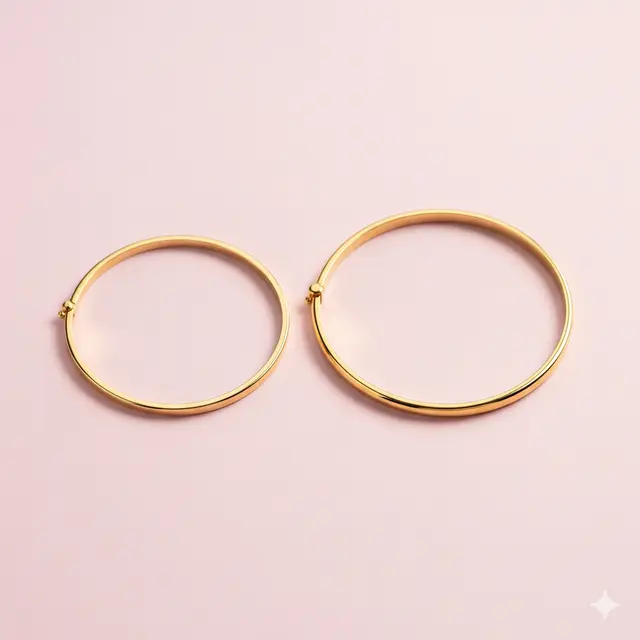 Model Gelang Emas Couple Ibu dan Anak Perempuan. gemini