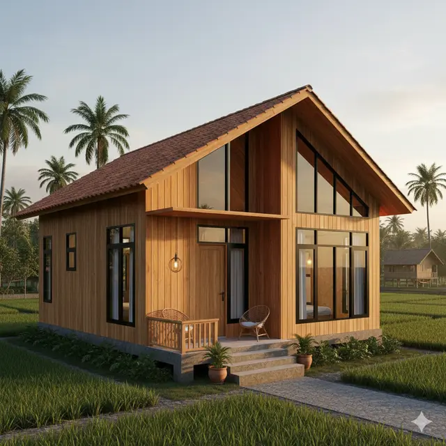 7 Gambar Rumah Minimalis di Kampung, Sederhana tapi Modern dan Bikin Nyaman untuk Keluarga