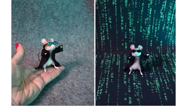 7 Boneka Tikus Ini Dibuat Mirip Karakter Terkenal, Detailnya Mengagumkan