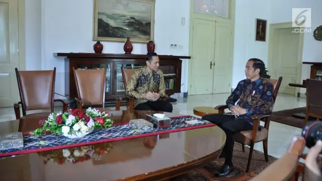 Jokowi dan AHY Gelar Pertemuan Tertutup di Istana Bogor