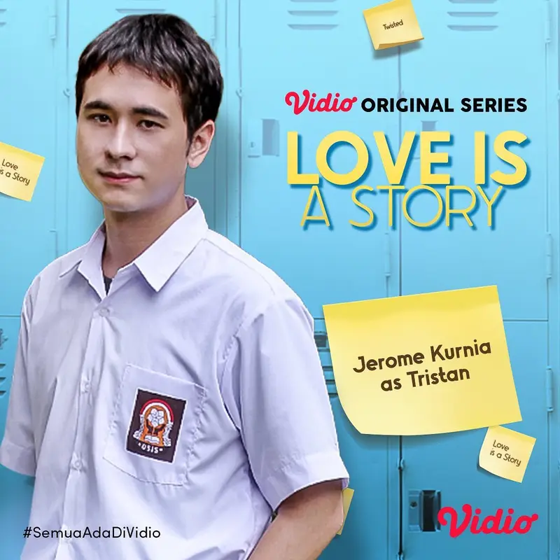 Jerome Kurnia sebagai Tristan dalam Vidio Original Series Love is a Story