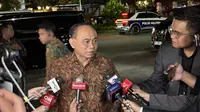 Budi Arie Setiadi calon Menteri Koperasi di Kabinet Presiden Prabowo Subianto, mengatakan pelantikan para Menteri dan Wakil Menteri akan dilakukan besok, Senin (21/10/2024). (dok: Tira)