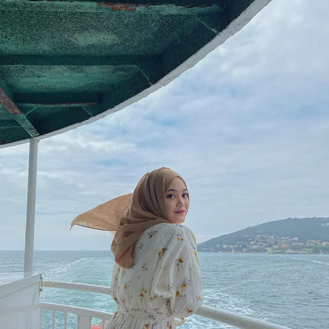 6 Momen Liburan Putri Delina dan Kekasih di Turki, Romantis