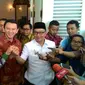 Ahok, Ridwan Kamil dan Ganjar Pranowo bertemu di Balai Kota Jakarta