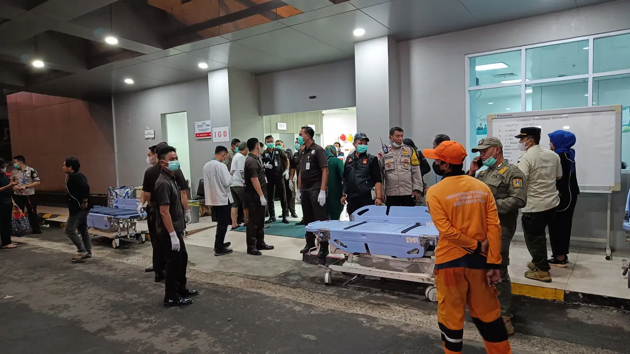 RSUD Koja, Jakarta Utara merupakan salah satu rumah sakit yang menangani korban kebakaran Depo Pertamina Plumpang, Jumat (3/3/2023)