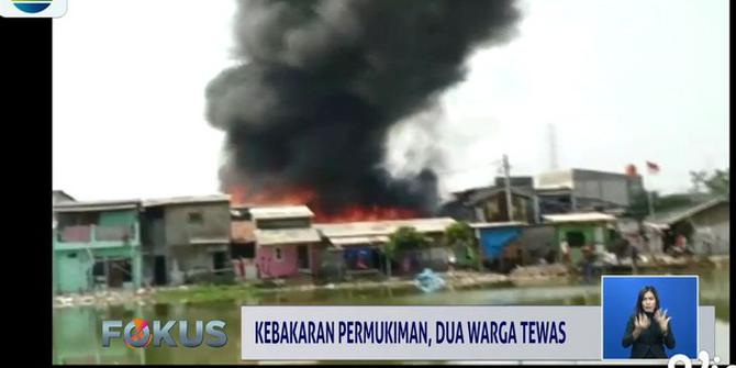 30 Rumah Kontrakan di Koja Hangus Terbakar, 1 Orang Tewas