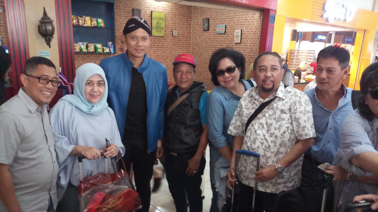 Komando Satuan Tugas Bersama (Kogasma) Partai Demokrat, Agus Harimurti Yudhoyono berkunjung ke Yogyakarta (Liputan6.com/Ady Nugrahadi